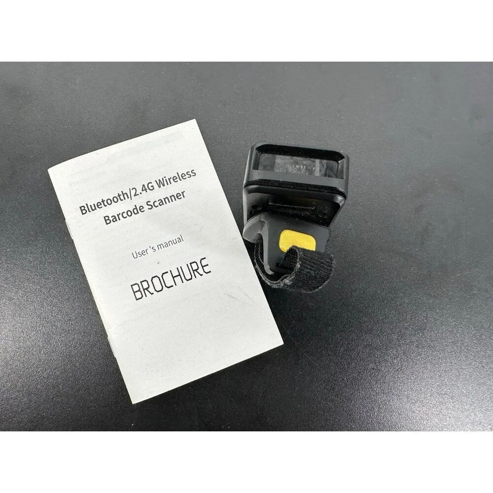 Alacrity 2D Wireless Ring Bluetooth Barcode Scanner (8-B)